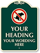 Custom No Dog Poop Sign
