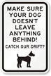 Dog Poop Sign