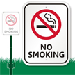 No Smoking with Graphic Sign