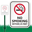 No Smoking with Graphic Sign