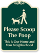 Dog Poop Sign