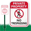 Private Property No Trespassing Sign