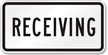 Receiving Parking Lot Sign