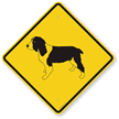 English Springer Spaniel Symbol Guard Dog Sign