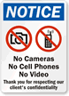 No Cell Phones Sign
