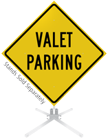 Valet Parking Roll-Up Sign