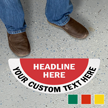 Add Headline and Text Custom SlipSafe Floor Sign