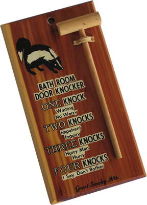 Bathroom Knocker 