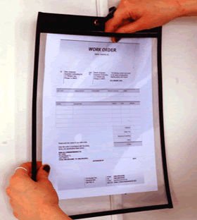 Vinyl Job Ticket Holders