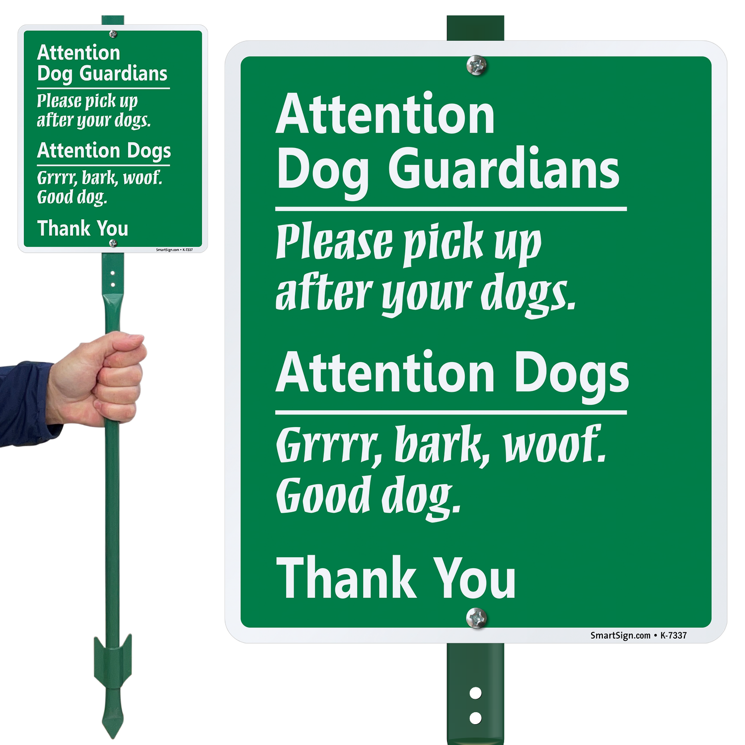 Aua Signaletique Cartello PVC: "I'm Responsible For My Dog" 150x210 Mm, Rosso, Preforato 4 Fori