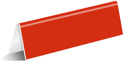 Food May Contain Soy Products Tent Sign