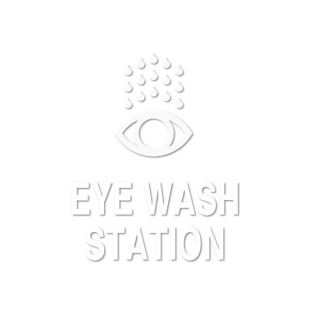 Eye Wash Station, with Graphic
