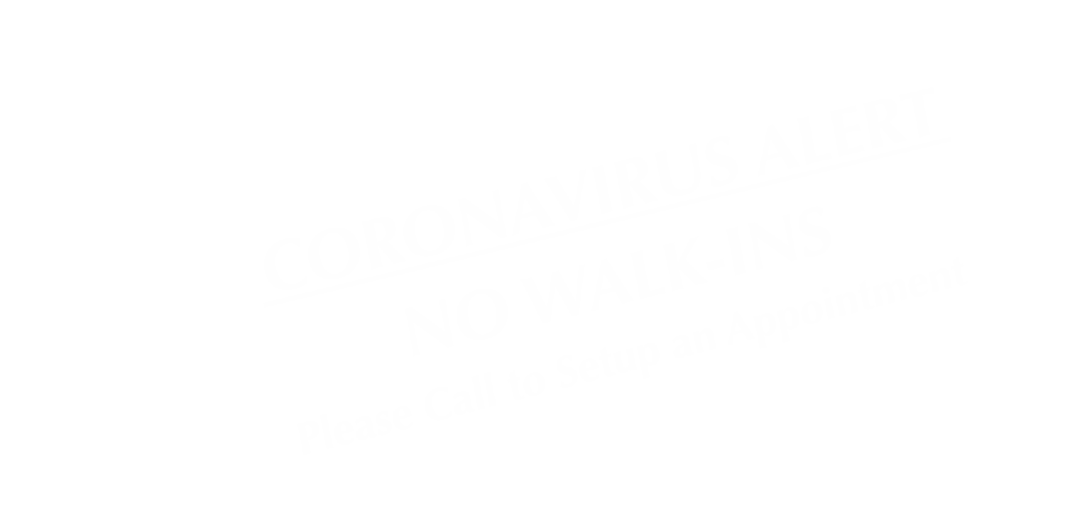 No Walk-Ins Tabletop Sign
