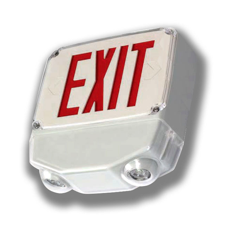 Wet Location Combo LED Exit Sign
