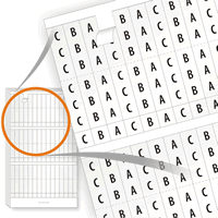 Electrical Pocket Pack Wire Marker Books, A-B-C