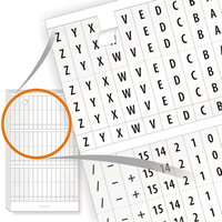 Electrical Pocket Pack Wire Marker Books, A-Z, 0-15