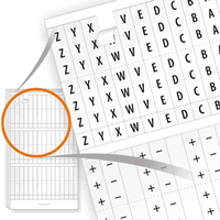 Wire Marker Books, A-Z, Blank, + & -
