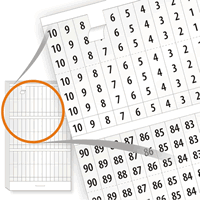 Electrical Pocket Pack Wire Marker Books, 1-90 