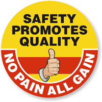 Hard Hat Decals: Safety Promotes Quality