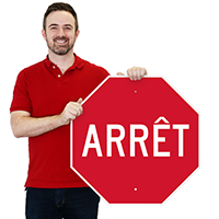 Arret French Stop Signs