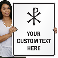 Custom Church Entrance Sign