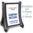 Add Company Message BigBoss Portable Custom Sidewalk Sign