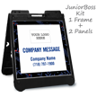 Add Company Message BigBoss Portable Custom Sidewalk Sign