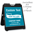 Add Your Text BigBoss Portable Custom Sidewalk Sign