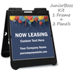 Now Leasing BigBoss Portable Custom Sidewalk Sign