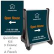 Open House BigBoss Portable Custom Sidewalk Sign