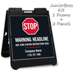 Stop Add Headline BigBoss Portable Custom Sidewalk Sign