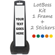 Custom LotBoss Sign Kit
