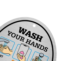 Sanitize hands before entry sign
