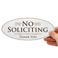 Industrial Style Solicitation Warning