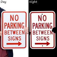 No Parking Between Signs