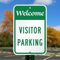 Vistor parking Sign