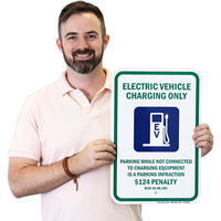 Electrical Car Sign 