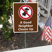 Neighborhood cleanliness notice