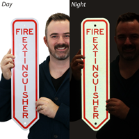 Fire Extinguisher Reflective Sign