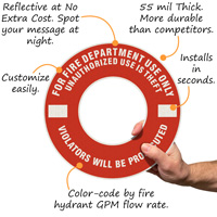 Professional Hydrant Marker Ring for Fire Services