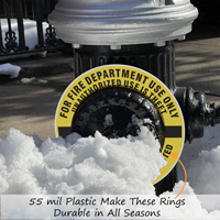 Fire Hydrant Ring for Exclusive Fire Department Use