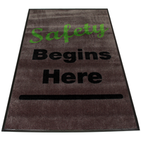 Safety Message Mat For Safety