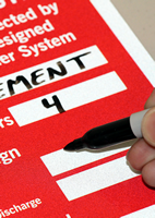 Fire Sprinkler Identification Hydraulic System Sign