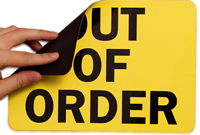 Out Of Order Sign