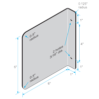 Pre-drilled with holes Extinguisher Sign