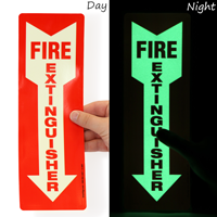 Fire Extinguisher Glow Sign