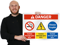 Custom Multiple Cliparts Sign