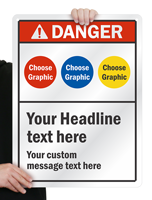 Choose Header And Custom Text Sign