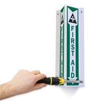 Emergency First Aid Projection Sign