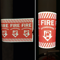 Extinguisher Identification Sign Reflective